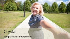  Presentation with aged - Cool new presentation theme with me portrait of lovely middle backdrop and a  colored foreground