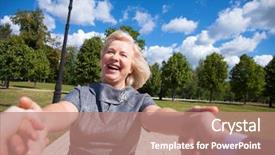  Presentation with middle ages portrait - PPT theme consisting of me portrait of lovely middle background and a  colored foreground