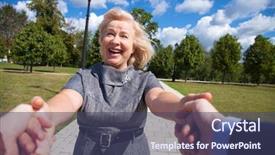  Presentation with middle ages portrait - Beautiful presentation featuring me portrait of lovely middle backdrop and a  colored foreground