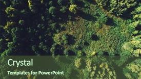  Presentation with fall season - Amazing theme having meadow in top view environment backdrop and a tawny brown colored foreground