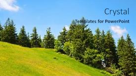  Presentation with meadow - PPT layouts enhanced with meadow-on-mount-grosser-arber background and a light blue colored foreground