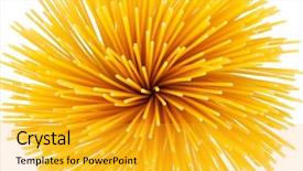  Presentation with risk management top view - Theme enhanced with meal planning - bunch of spaghetti isolated background and a gold colored foreground