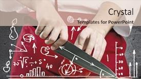  Presentation with meal planning - Amazing presentation design having meal planning - close up of cook hands backdrop and a lemonade colored foreground