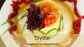  Presentation with meal planning - Colorful presentation theme enhanced with meal planning - small portion of food backdrop and a yellow colored foreground
