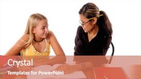  Presentation with august - Presentation consisting of means back to school teacher background and a  colored foreground