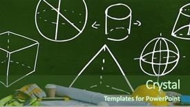  Presentation with composite construction - Colorful presentation theme enhanced with measure physics - digital composite of construction workers backdrop and a tawny brown colored foreground