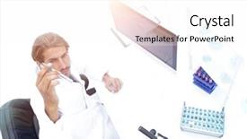  Presentation with scientific research flask pipette - Presentation design with measure physics - scientific researcher looking background and a  colored foreground