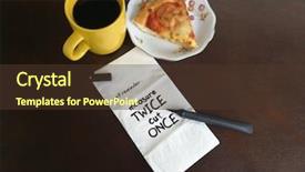  Presentation with electrical measure - Amazing PPT layouts having measure twice and cut once backdrop and a tawny brown colored foreground