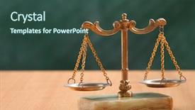  Presentation with justice - PPT theme enhanced with measurement knowledge - justice concept scales of justice background and a ocean colored foreground