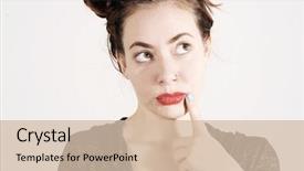  Presentation with knowledge - PPT theme with measurement knowledge - young funny and cute hipster background and a soft green colored foreground