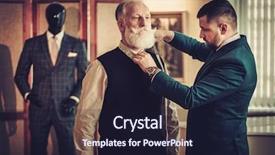  Presentation with tailor made - Theme consisting of measuring client for custom made background and a wine colored foreground