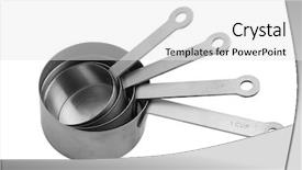  Presentation with measuring - Presentation with jellyfish set against a deep blue background background and a tawny brown colored foreground