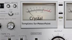  Presentation with controls - PPT theme consisting of measuring instruments - analog controls dashboard background and a light gray colored foreground