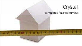  Presentation with comparison - PPT layouts consisting of measuring instruments on white background and a white colored foreground