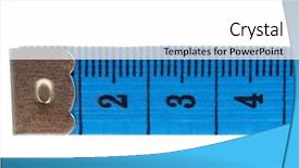  Presentation with tape - PPT layouts having measuring tape of the tailor background and a  colored foreground