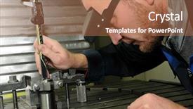  Presentation with measurement - PPT layouts with measuring tools - check measurement of blank background and a coral colored foreground