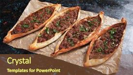  Presentation with vegetable microbiology - Amazing slides having meat and vegetable meal similar backdrop and a  colored foreground