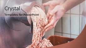  Presentation with butchery - Cool new presentation theme with meat flowing out of grinder backdrop and a lemonade colored foreground