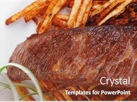 Meat Food Grill Beef PPT template 32 | CrystalGraphics