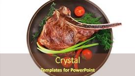  Presentation with meat food - 