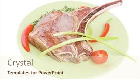  Presentation with meat food - 