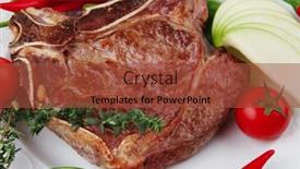  Presentation with meat food - 