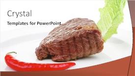 Presentation with roast beef - 