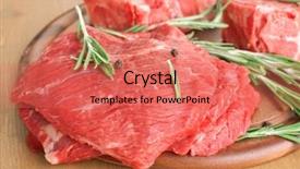  Presentation with cutting board - PPT theme featuring entertainment concept christmas hat on green road highway sign clear blue sky background 3d render background and a light blue colored foreground