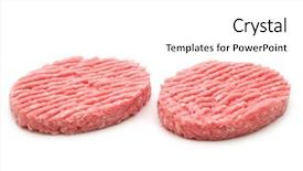  Presentation with beef - Presentation theme featuring  background and a  colored foreground