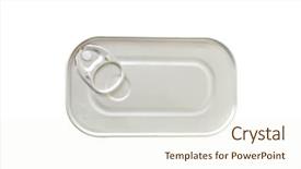  Presentation with isolated paw prints over white - PPT layouts consisting of meat waste - tin can isolated on white background and a cream colored foreground