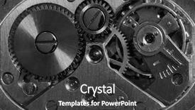  Presentation with mechanic gears - Cool new slides with mechanic clockwork with gears spring backdrop and a  colored foreground