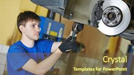  Presentation with mechanic car service repair maintenance - Presentation design having valley of fire state park is the oldest state park in nevada usa and was designated as a national natural landmark in 1968 background and a light blue colored foreground