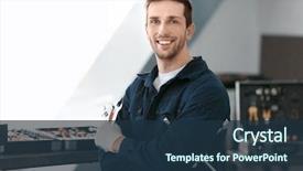  Presentation with mechanic tools - PPT layouts featuring mechanical - auto mechanic with tools background and a tawny brown colored foreground