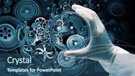  Presentation with biochemistry - Cool new theme with mechanical chemical - biochemistry research test backdrop and a  colored foreground