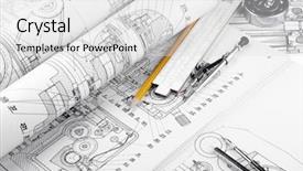  Presentation with design mechanical engineering - Slides having belgium with a great history background and a gray colored foreground