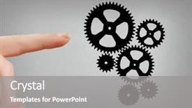  Presentation with mechanical engineering - Colorful PPT layouts enhanced with mechanical engineering - close up of hand backdrop and a gray colored foreground