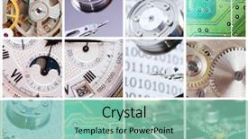  Presentation with technical - Colorful PPT layouts enhanced with mechanical engineering - collage made with technical related backdrop and a seafoam green colored foreground