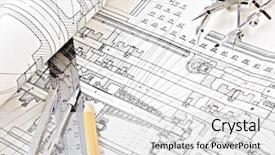  Presentation with tools - Amazing PPT layouts having mechanical engineering - indastrial drawing detail and several backdrop and a light gray colored foreground