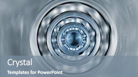  Presentation with spinning - Audience pleasing PPT layouts consisting of mechanical engineering - spinning gears and bearings conceptual backdrop and a seafoam green colored foreground