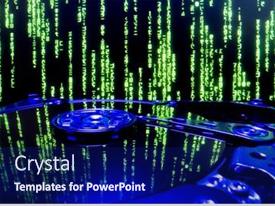 Matrix Mechanical Hard Disk Drive Hdd PPT template 38 | CrystalGraphics