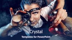  Presentation with crazy - PPT layouts with inventors - portrait of a crazy medieval background and a navy blue colored foreground