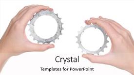  Presentation with uae old man - Presentation theme having mechanical pulleys - man holding a pair background and a sky blue colored foreground