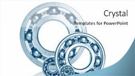  Presentation with industrial - Presentation with mechanical separation - metall ball bearings - industrial background and a white colored foreground
