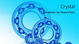  Presentation with industrial - Audience pleasing presentation consisting of mechanical separation - metall ball bearings - industrial backdrop and a  colored foreground