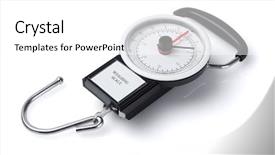  Presentation with mechanical - PPT layouts consisting of mechanical spring scale lying background and a white colored foreground