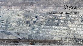  Presentation with train - PPT layouts featuring mechanical train - asbestos quarry background and a light gray colored foreground