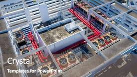  Presentation with mechanical ventilation - Cool new presentation theme with mechanical ventilation - air conditioner outdoor unit backdrop and a gray colored foreground