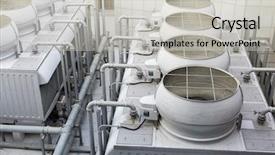  Presentation with mechanical ventilation - PPT theme enhanced with portrait of teenager outdoors background and a dark gray colored foreground