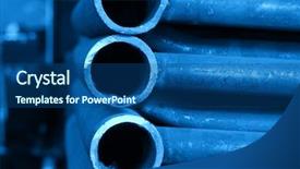  Presentation with mechanical ventilation - Audience pleasing presentation consisting of mechanical ventilation - industrial background machine mechanism backdrop and a ocean colored foreground