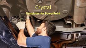  Presentation with hemovolemic shock - Theme featuring mechatronics-inspects-or-repairs-car background and a tawny brown colored foreground